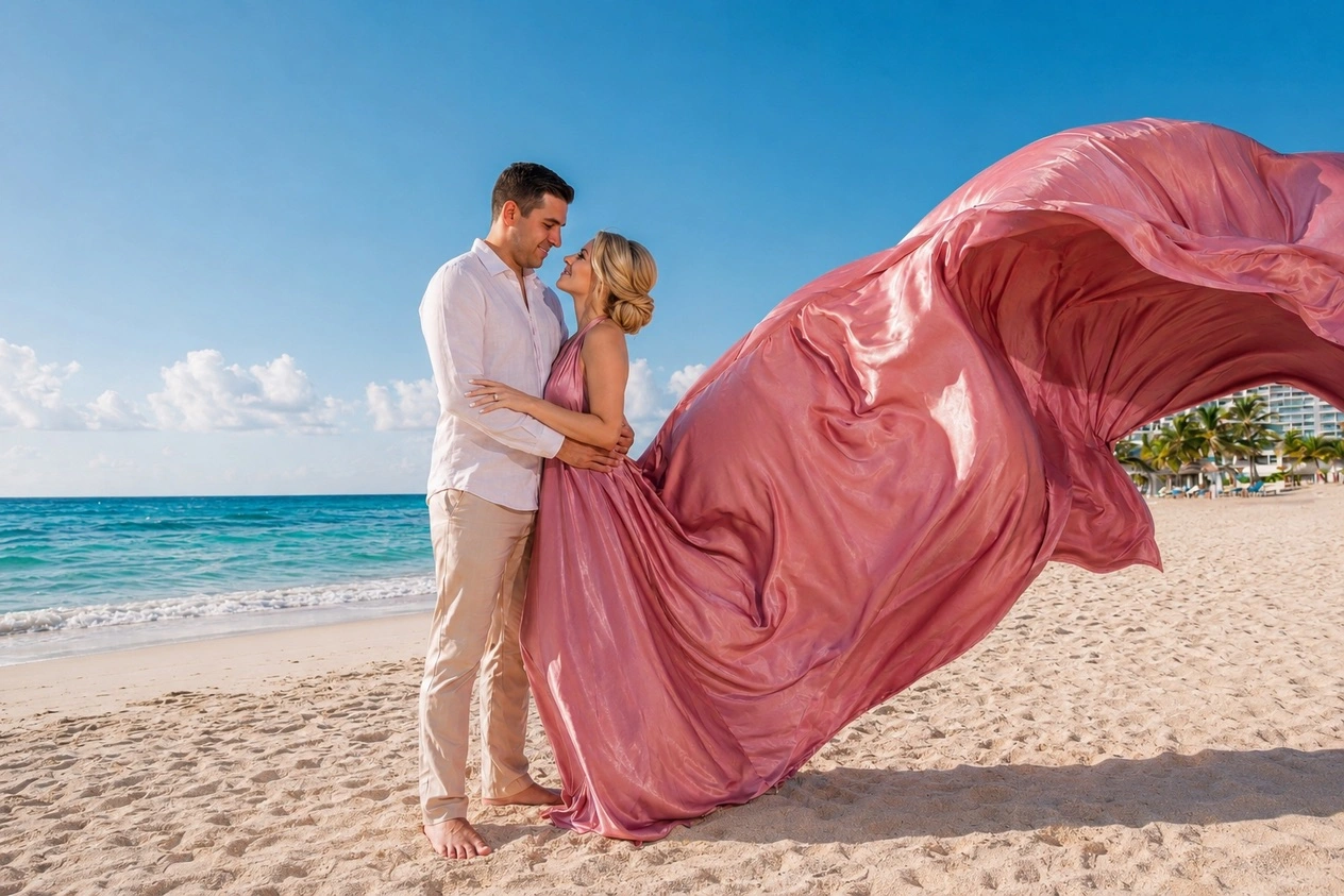 Qué Llevar a tu Sesión de Vestido Volador en Tulum — Estilo Boho - Pro Art Photographers
