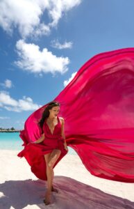 The best photo spot for fly dress in Cancun