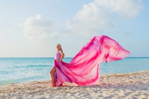 Cancun Flying Dress Photoshoot – Cancun Flying Dress 26 Tornasol Pink Flying Dress Photoshoot